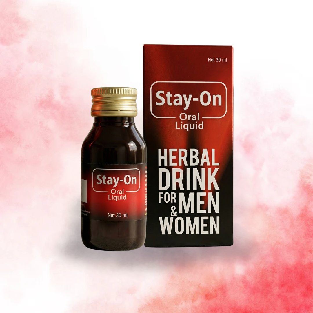 Stay-On Vitality Drink– Instant Energy Booster for Men (2X30ml)